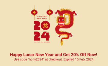 Happy Lunar Newyear 2024 and Get 20% Off Now!