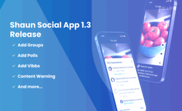 ShaunSocial Mobile App Version 1.3 is released