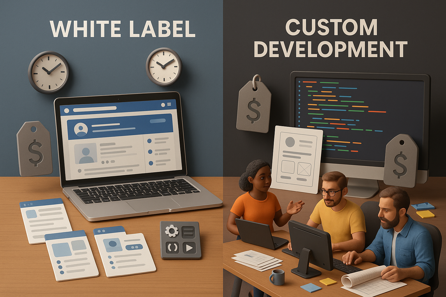 The Real Cost of Building a Social Network: White Label vs. Custom Development
