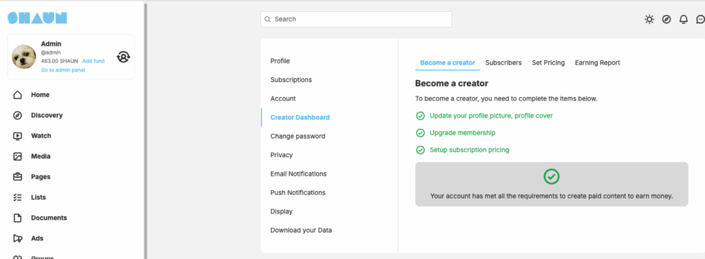 become a creator