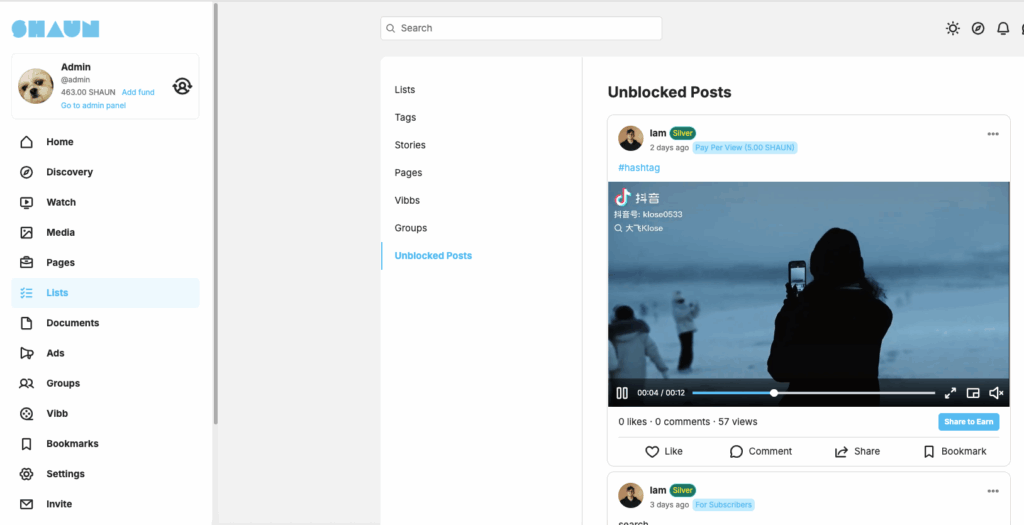 unlocked posts